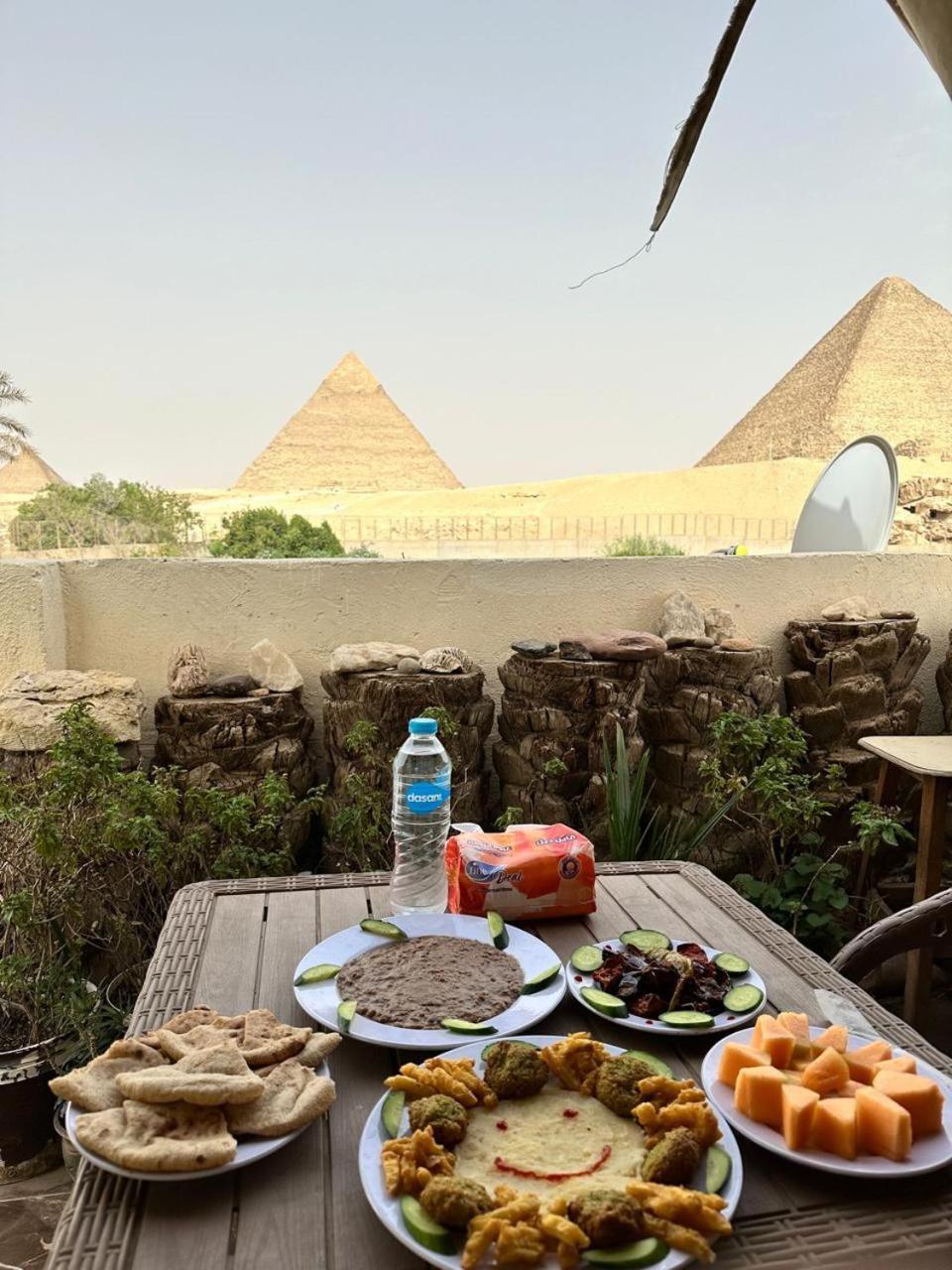 Kemet Pyramids Room View Кайро Екстериор снимка