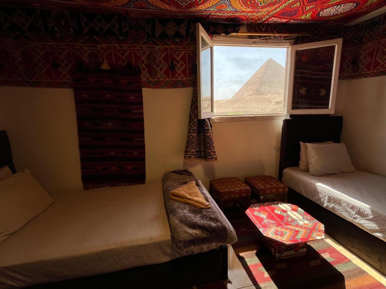 Kemet Pyramids Room View Кайро Екстериор снимка
