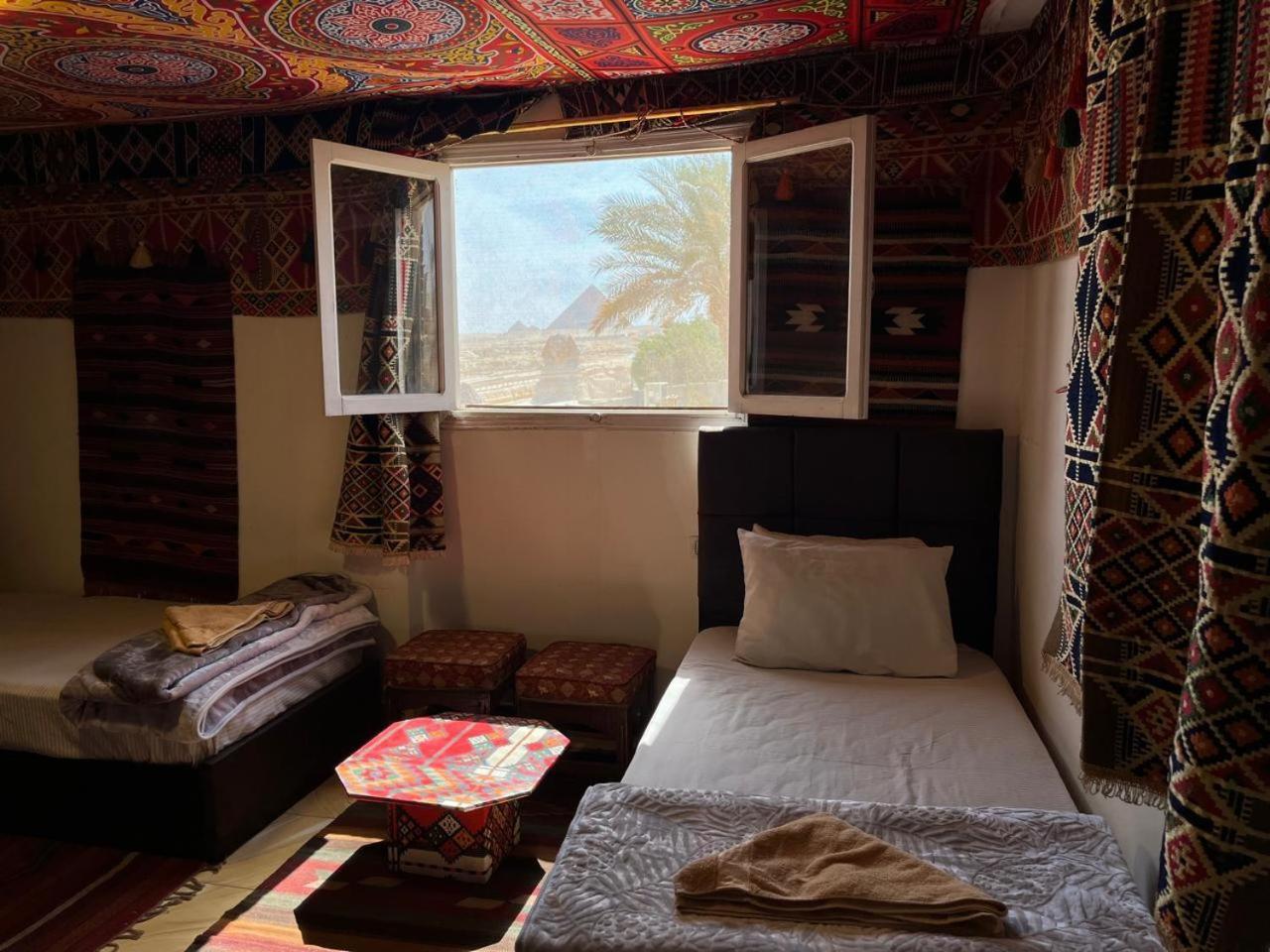 Kemet Pyramids Room View Кайро Екстериор снимка