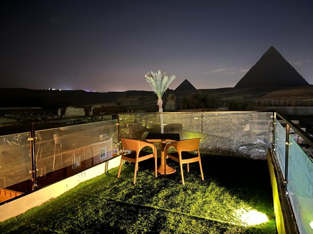 Kemet Pyramids Room View Кайро Екстериор снимка