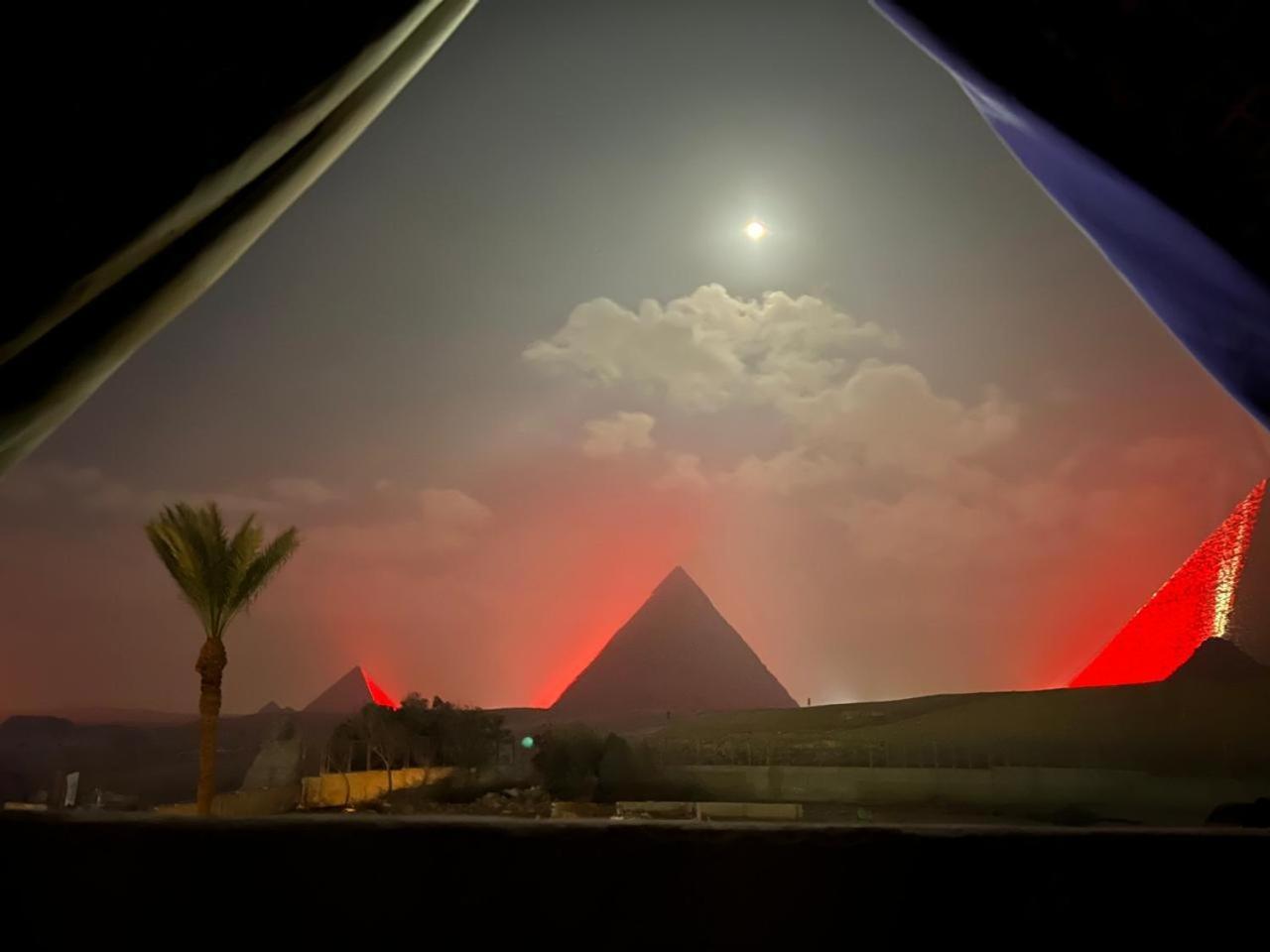 Kemet Pyramids Room View Кайро Екстериор снимка