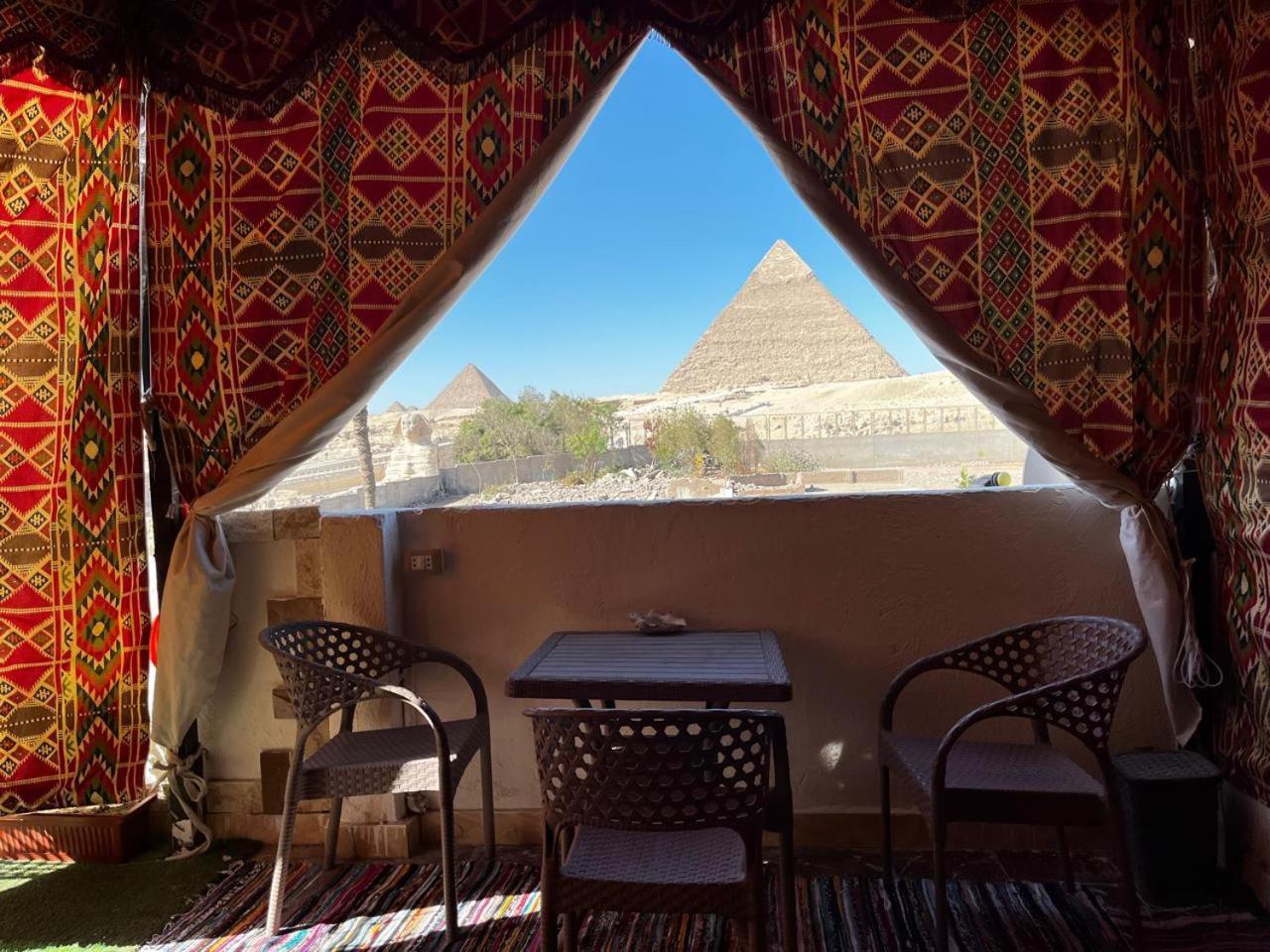 Kemet Pyramids Room View Кайро Екстериор снимка