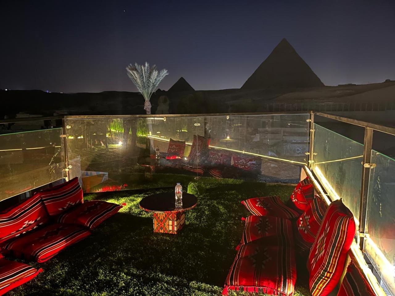 Kemet Pyramids Room View Кайро Екстериор снимка