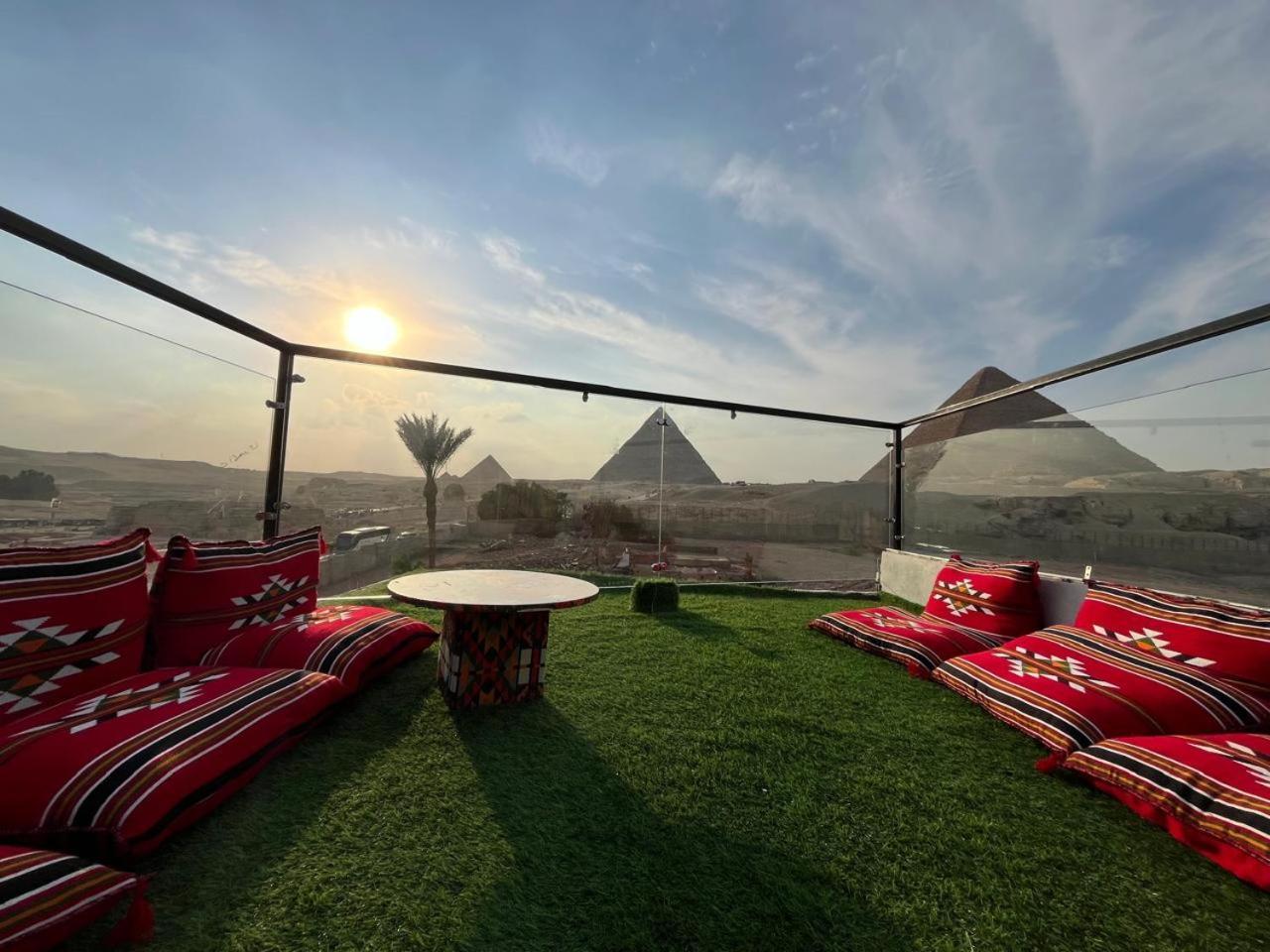 Kemet Pyramids Room View Кайро Екстериор снимка