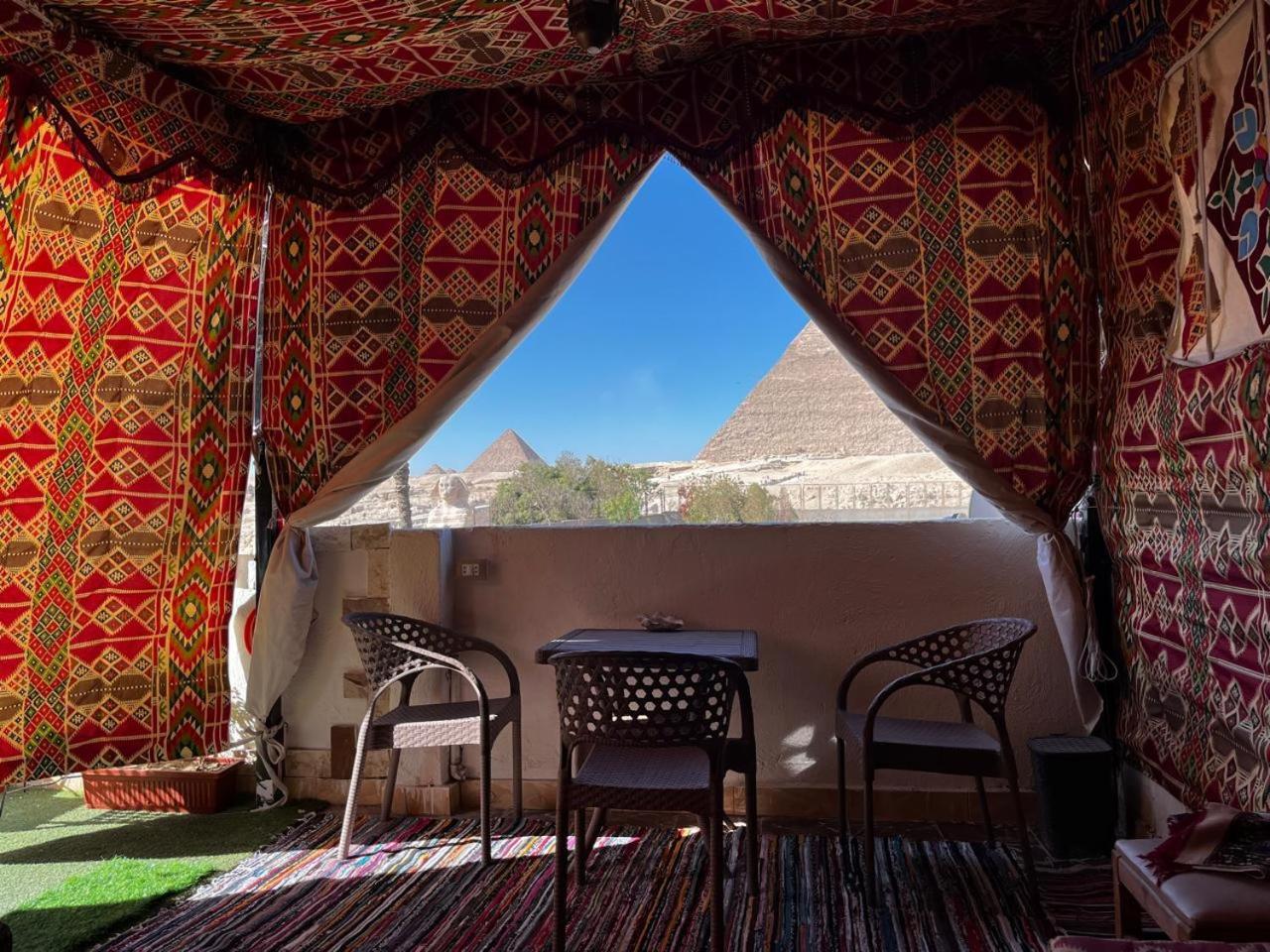 Kemet Pyramids Room View Кайро Екстериор снимка