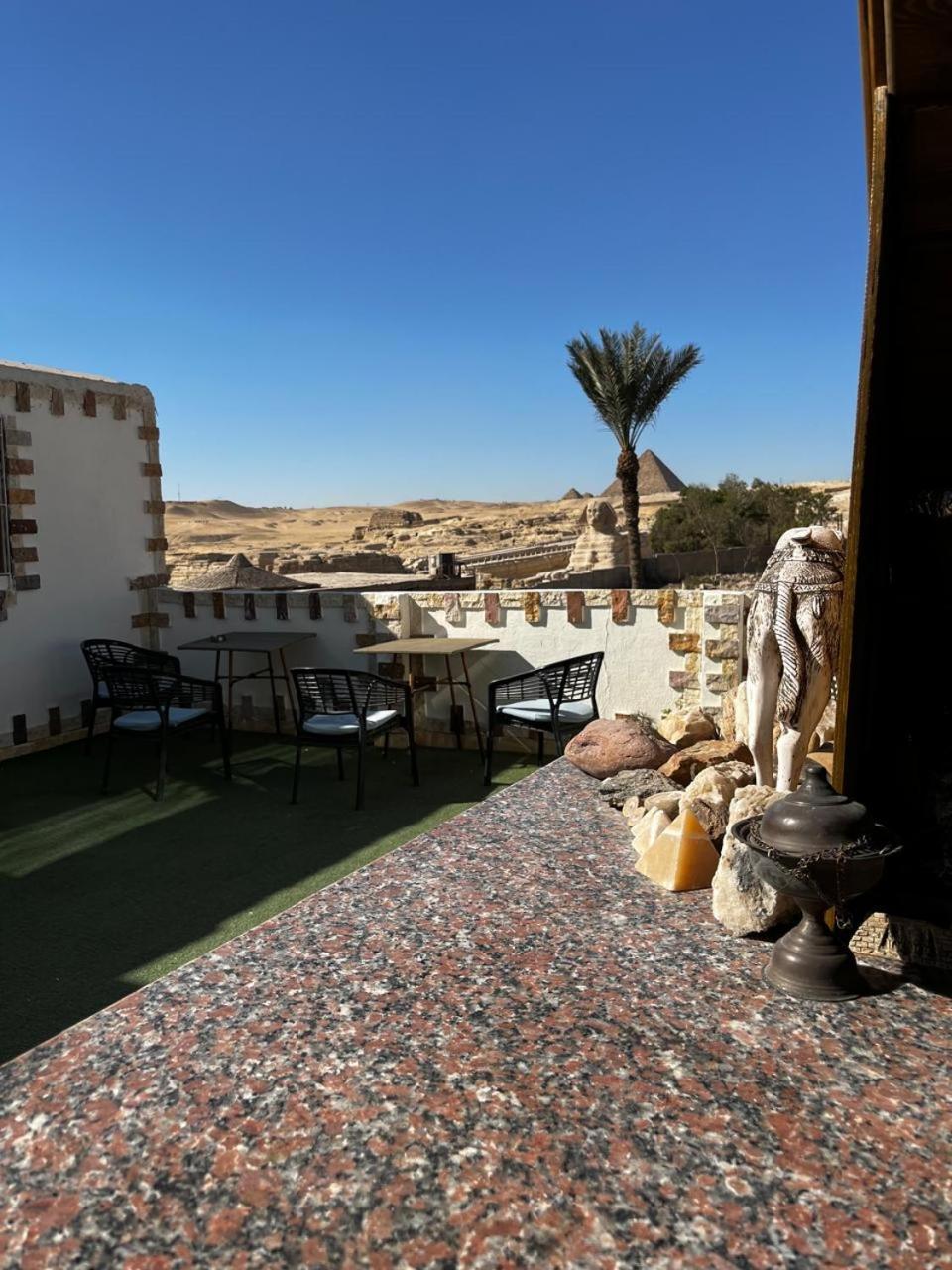 Kemet Pyramids Room View Кайро Екстериор снимка